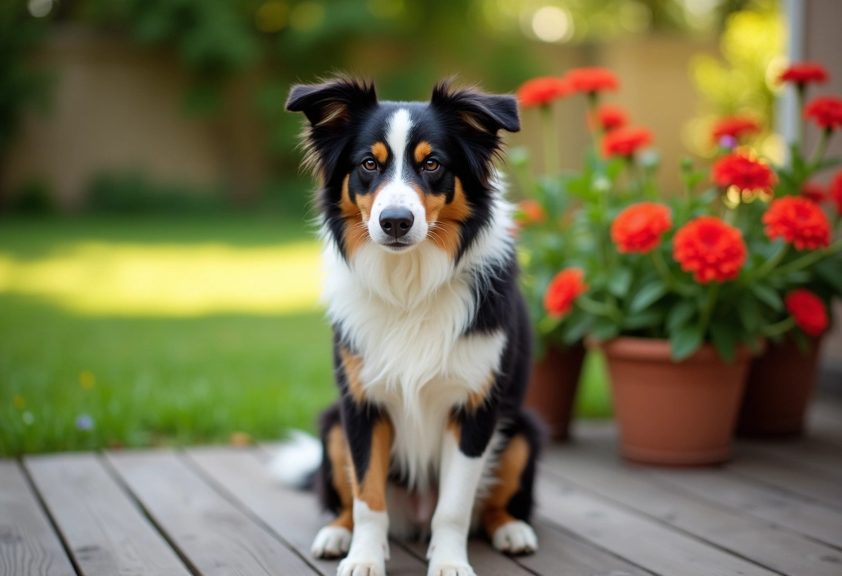 border collie croisé berger australien