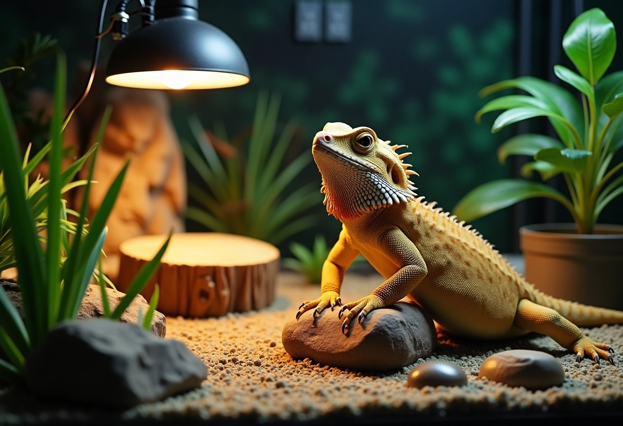 terrarium lézard